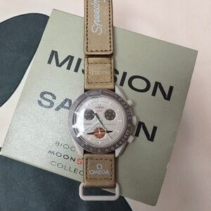 Swatch X Omega Bioceramic MoonSwatch Mission to The Saturn Watch